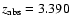$z_{\rm abs}=3.390$