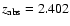 $z_{\rm abs}=2.402$