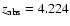$z_{\rm abs}
=4.224$