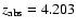 $z_{\rm abs}
=4.203$