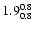 $\rm 1.9^{ 0.8 }_{ 0.8 }$