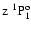 $\rm z~^1{\rm P}^{{\rm o}}_{\rm 1}$