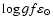 $\log gf\varepsilon_{\odot}$