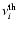 $\nu^{\rm th}_{i}$