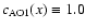 $c_{\rm AO1}(x)\equiv 1.0$