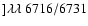$]\lambda\lambda\ 6716/6731$