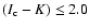 $(I_{\rm c}-K) \leq 2.0$