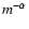 $m^{-\alpha}$