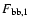 $F_{\rm bb,1}$