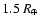 $1.5~R_{\oplus}$