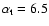 $\alpha_{\rm t}=6.5$