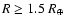 $R \geq 1.5~R_{\oplus}$