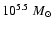 $10^{5.5}~M_\odot$