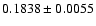 $0.1838\pm0.0055$
