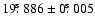 $19\hbox{$.\!\!^{\rm s}$ }886 \pm 0\hbox{$.\!\!^{\rm s}$ }005$