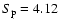 $S_{\rm p} = 4.12$