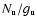 $N_{\rm u}/g_{\rm u}$