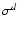 $\sigma^d$