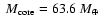 $~{M}_{\rm core}= 63.6~{M}_\oplus$