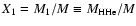 $X_1=M_1/M \equiv M_{\rm HHe}/M$