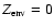 $Z_{\rm env}=0$