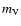 $m_{\rm V}$