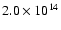 $2.0\times10^{14}$