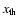 $x_{\rm th}$