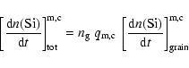 \begin{displaymath}\left[\frac{{\rm d}n({\rm Si})}{{\rm d}t}\right]_{\rm tot}^{\...
...ac{{\rm d}n({\rm Si})}{{\rm d}t}\right]_{\rm grain}^{\rm m,c}
\end{displaymath}