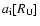 $a_{\rm i}[R_{\rm U}]$