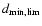 $d_{\rm min,lim}$