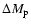 $\Delta M_{\rm p}$
