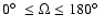 $0{\hbox{$^\circ$ }}\leq\Omega\leq 180{\hbox{$^\circ$ }}$