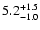 $\rm 5.2_{-1.0}^{+1.5}$
