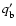$q'_{\rm b}$
