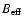 $B_{\rm eff}$