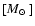 $[\hbox{$M_{\odot}$ }]$