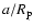 $a/R_{\rm p}$