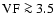 $\rm VF \ga 3.5$