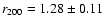 $r_{200}=1.28\pm0.11$