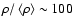 $\rho/\left<\rho\right>\sim100$