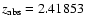$z_{\rm abs} = 2.41853$