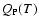 $Q_{\rm P}(T)$
