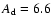 $A_{\rm d}=6.6$