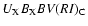 $U_{\rm X}B_{\rm X}BV(RI)_{\rm C}$