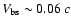 $V_{\rm bs}\sim 0.06~c$
