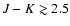 $J-K \gtrsim 2.5$