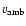 $v_{{\rm amb}}$