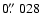 $0\hbox{$.\!\!^{\prime\prime}$ }028$