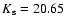 $K_{\rm s}=20.65$